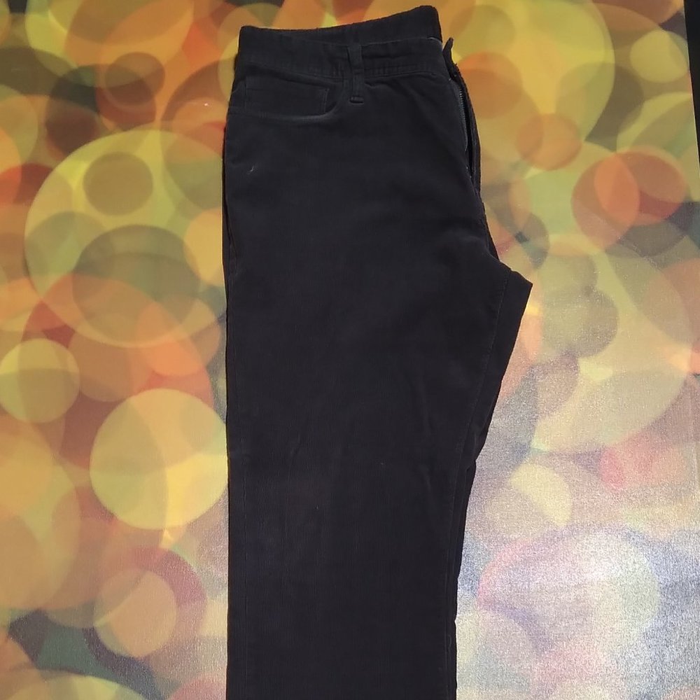 ENGLISH BLACK CORDUROY MENS DRESS PANTS